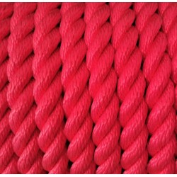 Cima d'ormeggio a 3 legnoli colore rosso