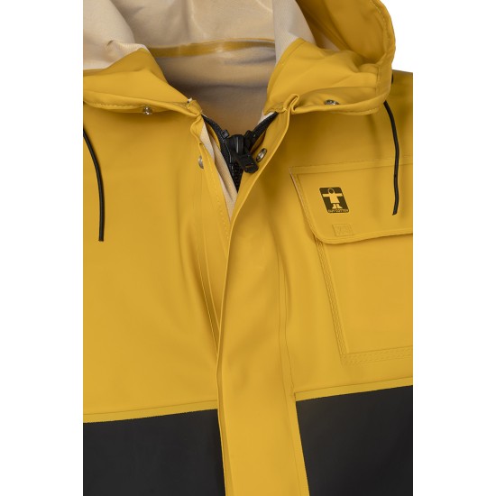 Giacca impermeabile ROMA colore giallo/nera