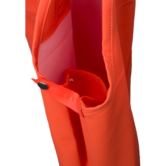 Salopette da pescatore arancione